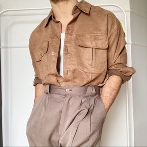 Vintage suede shirt